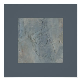 Poster Collage d'expressionniste Abstrait neutre de base