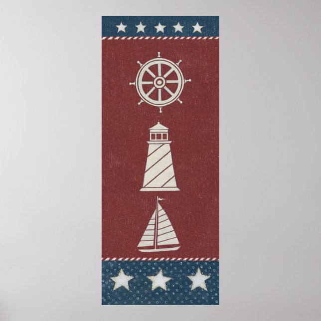 Poster Collage nautique 1 (Devant)