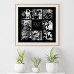Poster Collage photo de famille personnalisée<br><div class="desc">Collage photo de famille.</div>