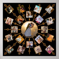 Collage Photo Famille 21 Photos Joli Black Gold