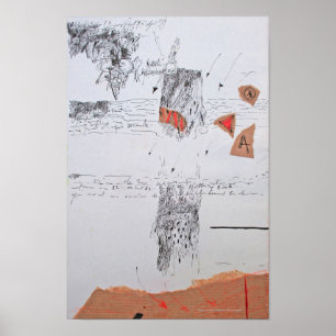 Poster Collages Bruyants Livre de l'artiste 10e page Post