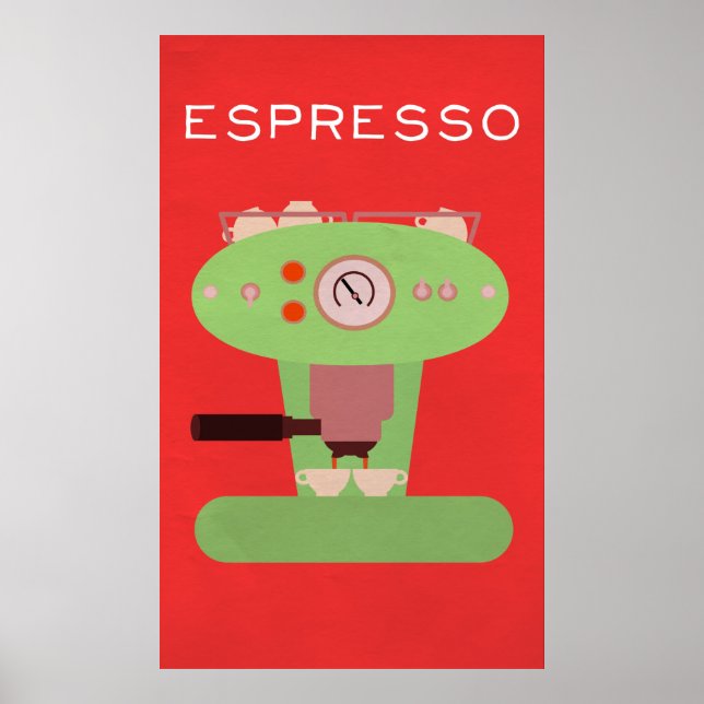 Poster Collection d'art de Barista : Espresso (Devant)