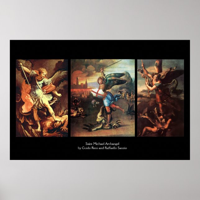 POSTER COLLECTION D'ART FINE DE SAINT-MICHEL L'ARCHANGE (Devant)