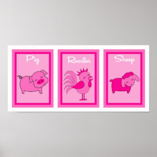 Poster Collection d'art mural pour filles de triage de gr