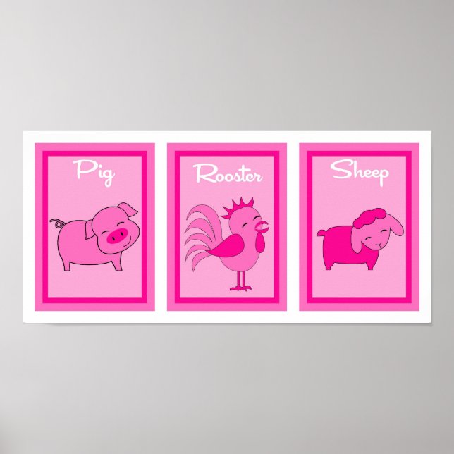 Poster Collection d'art mural pour filles de triage de gr (Devant)