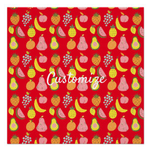 Poster Collection de fruits assorés Thunder_Cove