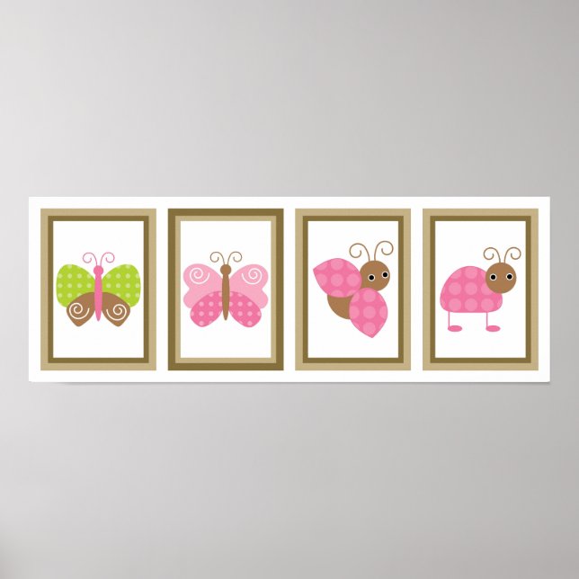 Poster Collection d'objets muraux du jardin Berry 5X7 (Devant)
