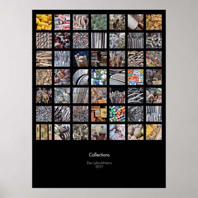 Poster "Collections" - 18x24 (Devant)