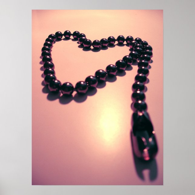 Poster Collier En Forme De Coeur (Devant)