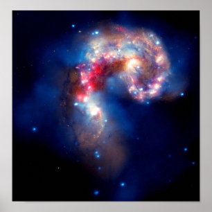 Poster Collision de Galaxies Antennes