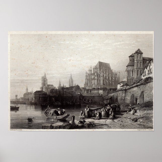 Poster Cologne, gravée par M.J. Sterling (Devant)