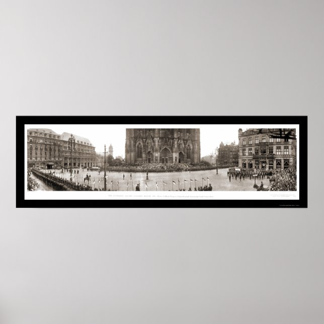 Poster Cologne Troop Review Photo 1919 (Devant)