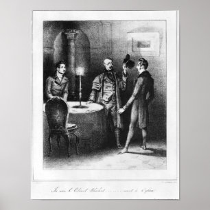 Poster Colonel Chabert, illustration " Le Colonel