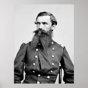 Poster Colonel Strother, 3e WV Cavalry, années 1860