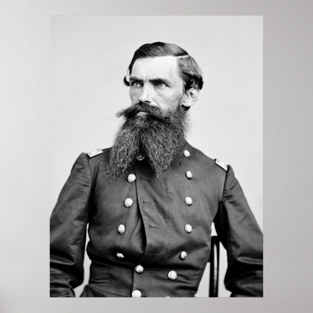 Poster Colonel Strother, 3e WV Cavalry, années 1860 (Devant)
