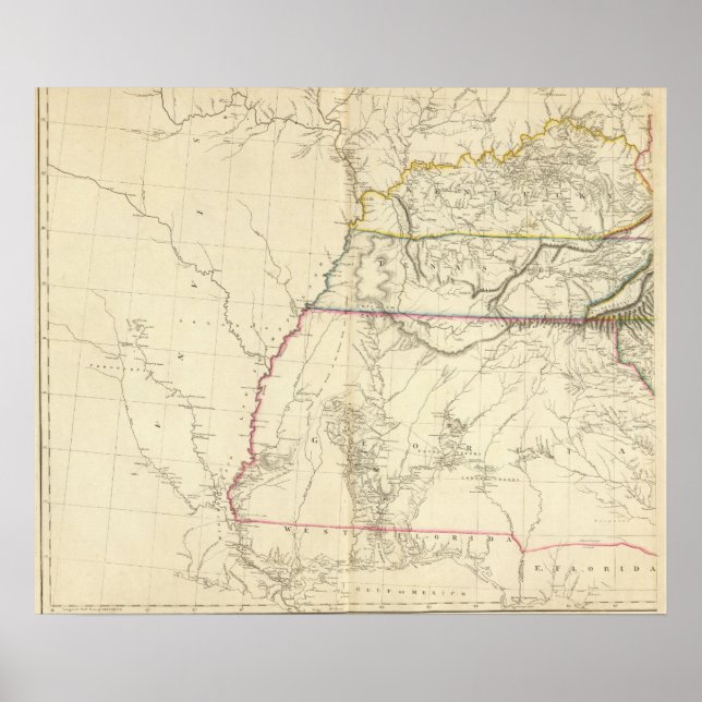 Poster Colonies indiennes en Amérique du Nord 3 (Devant)