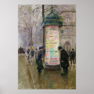 Poster Colonne Morris, vers 1885