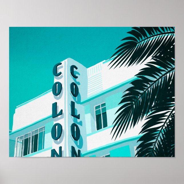 Poster Colony Hotel Miami (Devant)