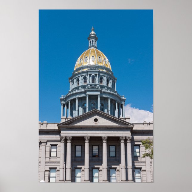 Poster Colorado State Capitol Dome and Portico (Devant)