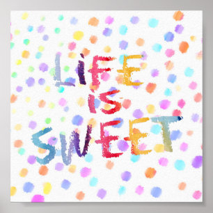 poster coloré aquarelle style mur art