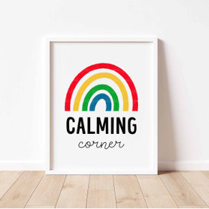 Poster Coloré Coin Calmant