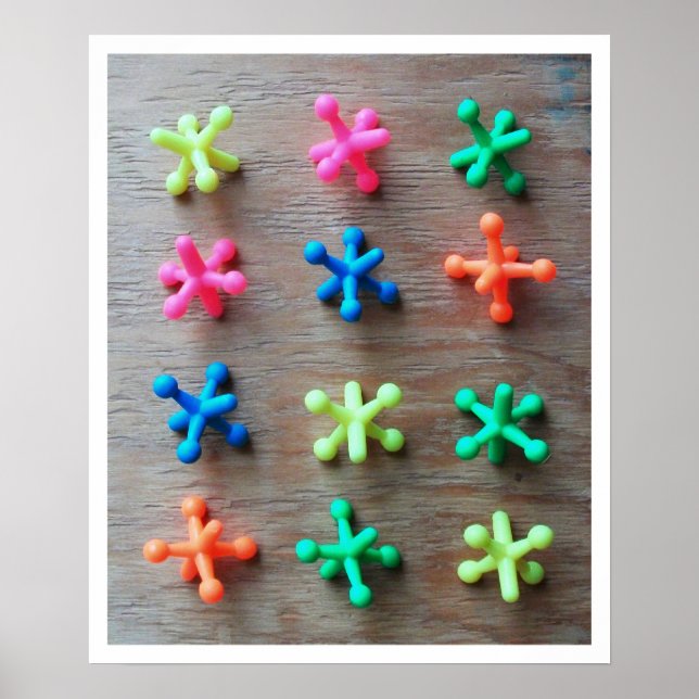 Poster coloré Jacks (Devant)