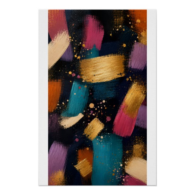 Poster Colorful Abstract Expression (Devant)