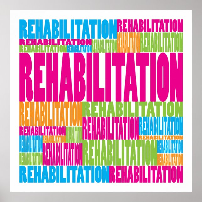 Poster Colorful Rehabilitation (Devant)