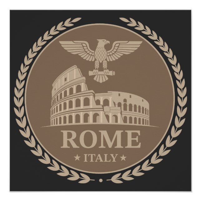 Poster Colosseum de Rome Italie Europe (Devant)