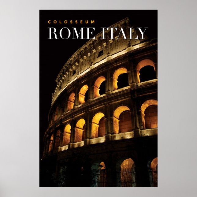 Poster colosseum rome italie (Devant)