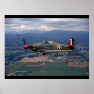 Poster Colporteur, ouragan, aviation 1943_Classic