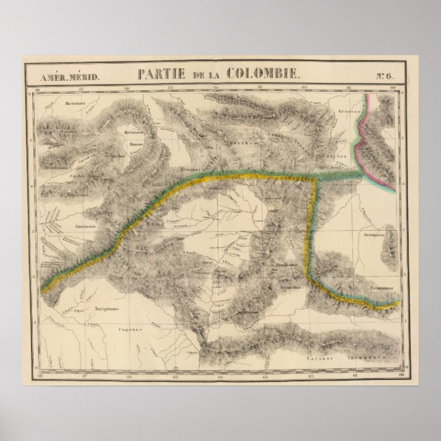 Poster Columbia, Amérique du Sud 6 (Devant)