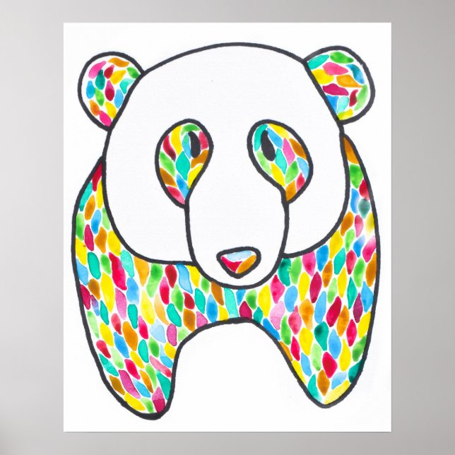 Poster Comfort Panda De Megaflora (Devant)