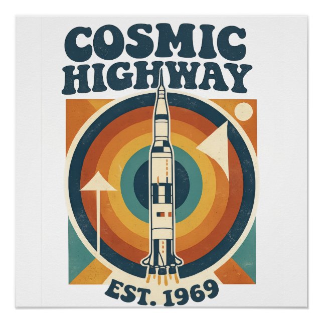 Poster Comic Highway – Pop Art pour les amateurs de bande (Devant)