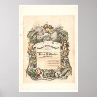 Poster Comité de Vigilance de San Francisco (1825A)