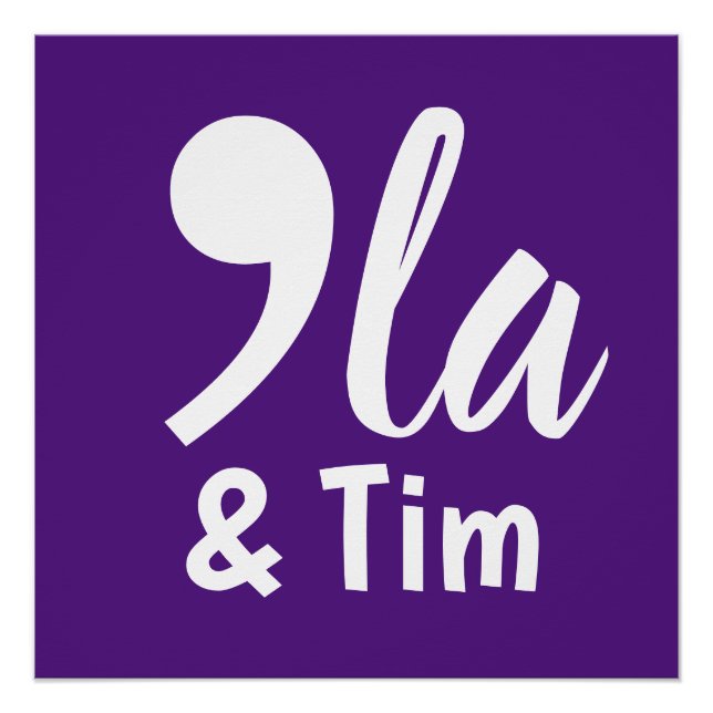 Poster Comma Kamala et Tim 2024 (Devant)