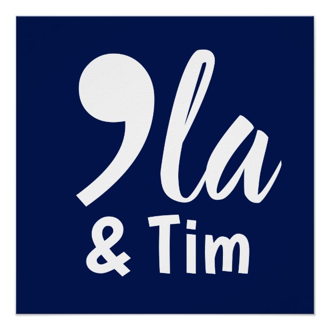 Poster Comma Kamala et Tim 2024 (Devant)