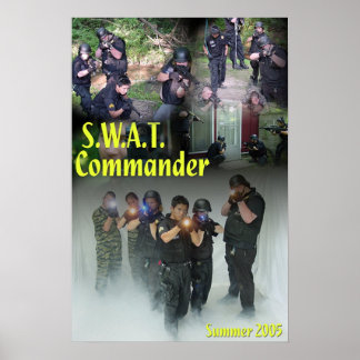 Poster Commandant du SWAT