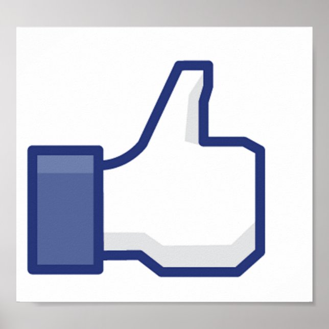 Poster Comme Main - Pouce vers le haut (Devant)