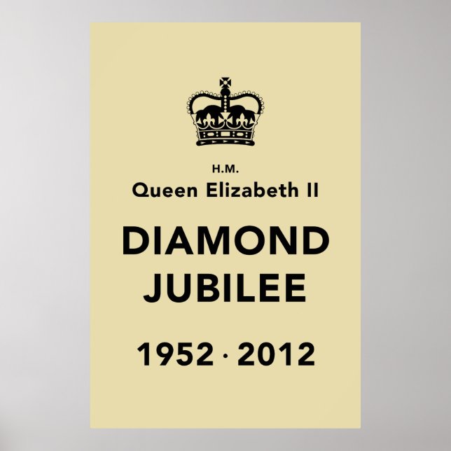 Poster commémoratif du jubilé de diamant [Calme] (Devant)
