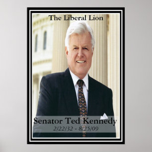 Poster commémoratif Edward Kennedy