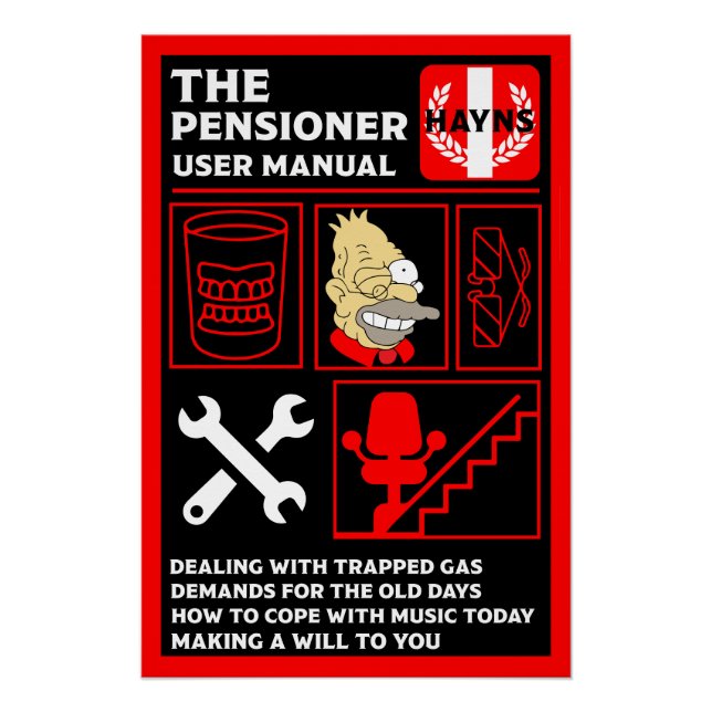 Poster Comment comprendre les personnes âgées (Devant)