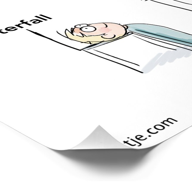 Poster Comment s'asseoir, quand tu es un enfant. (Coin)