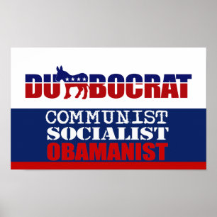 POSTER COMMUNISTE, SOCIALISTE, OBAMANISTE