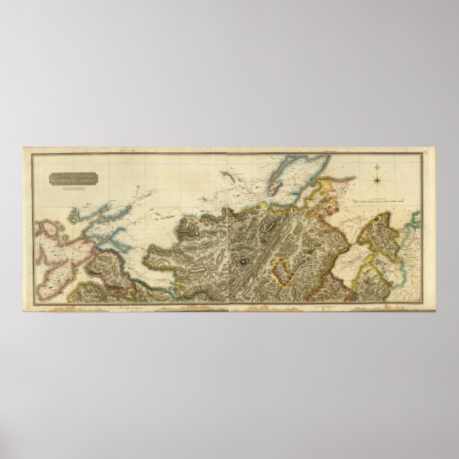 Poster Composé Inverness Shire (Devant)