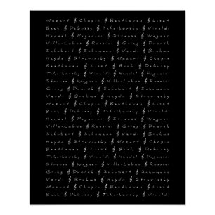 Poster Compositeurs de musique classique