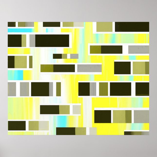 Poster Composition Abstraite (Devant)