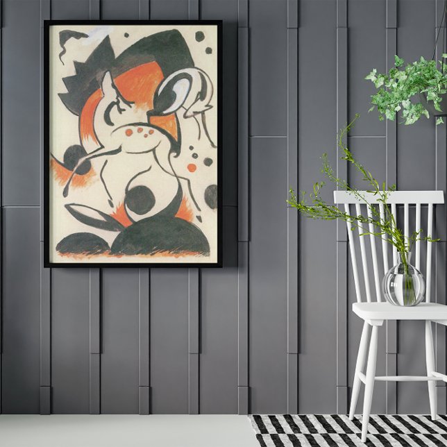 Poster Composition aux deux cerfs de Franz Marc (Créateur téléchargé)