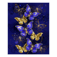 Composition avec papillons Sapphire