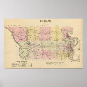 Poster Comté de Douglas (Nebraska)